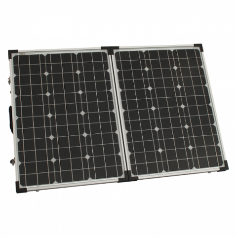 100W 12V/24V FOLDING portable SOLAR PANEL WITHOUT A SOLAR CHARGE CONTROLLER (GERMAN SOLAR CELLS)
