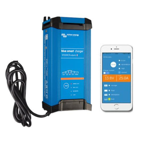 Victron Energy Blue Smart IP22 Charger 12V 20A 3 Outputs  – BPC122043022