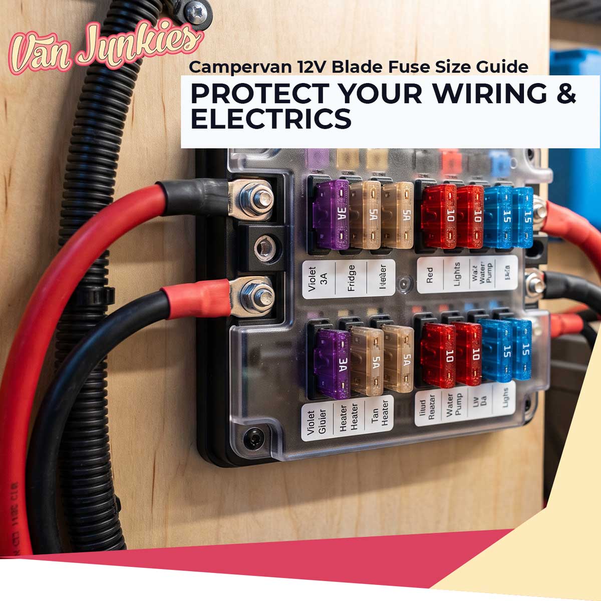 Campervan 12V Blade Fuse Size Guide: Protect Your Wiring and Electrics