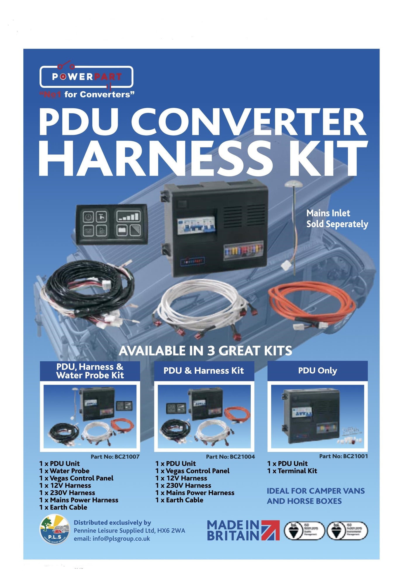 Powerpart Power Distribution Unit Converter Kits