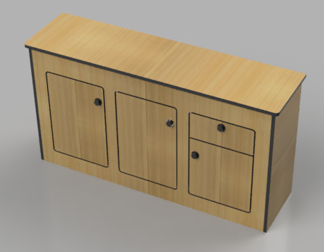 Camper Kitchen Pods & Overhead Lockers - Van Furniture - Campervan Storage - Lightweight