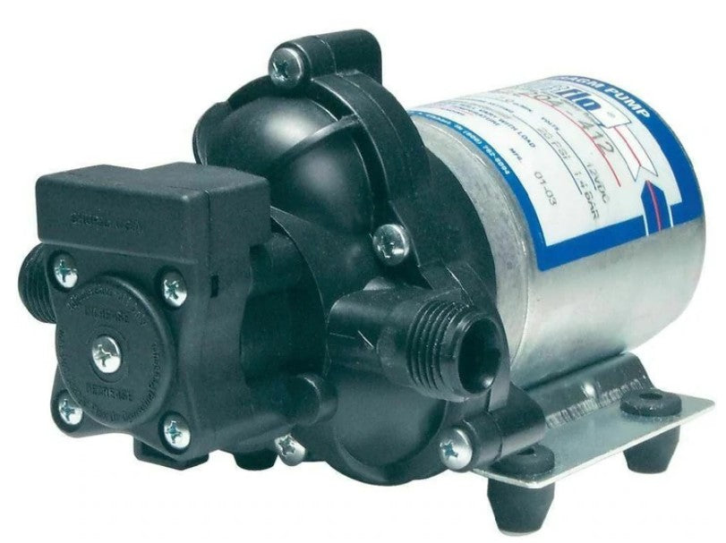 Shurflo Water Pumps, Accumulators, Strainers & Adapters