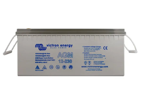 Victron Energy AGM Super Cycle Battery 12V 230Ah (M8) - BAT412123081