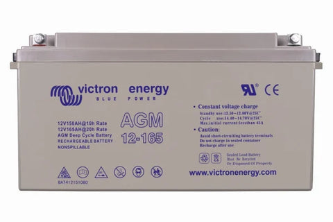Victron Energy AGM Dual Purpose Battery 12V 165Ah (M8) - BAT412151085