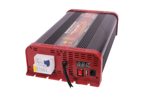 Sterling Power Pro Power SB Pure Sine Wave Inverter With RCD & AC Cable 12V 1600W – SIBR121600