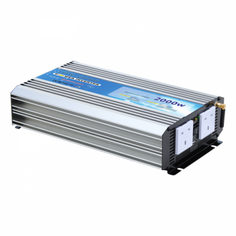 2000W 12V Pure Sine Wave Power Inverter With On/Off Remote Control