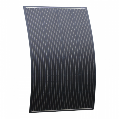 150w Semi Flexible Fibreglass Solar Panel with round rear junction box