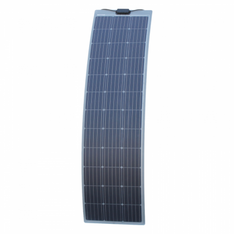 170w narrow mono fibreglass semi-flexible solar panel (made in austria)