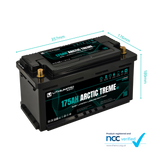 Lithiumpro SMARCOMM 12v 175ah lithium battery – ARCTICXTREME V2