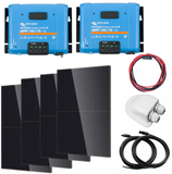 1800w Off-grid Solar Kit with all black Panels & Victron MPPT