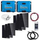 2700w Off-grid Solar Kit with all black Panels & Victron MPPT