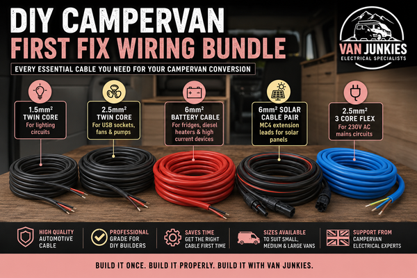 Campervan First Fix Cable Bundle