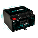 LithiumPro SMARTCOMM 12v 280ah Seatbase lithium battery