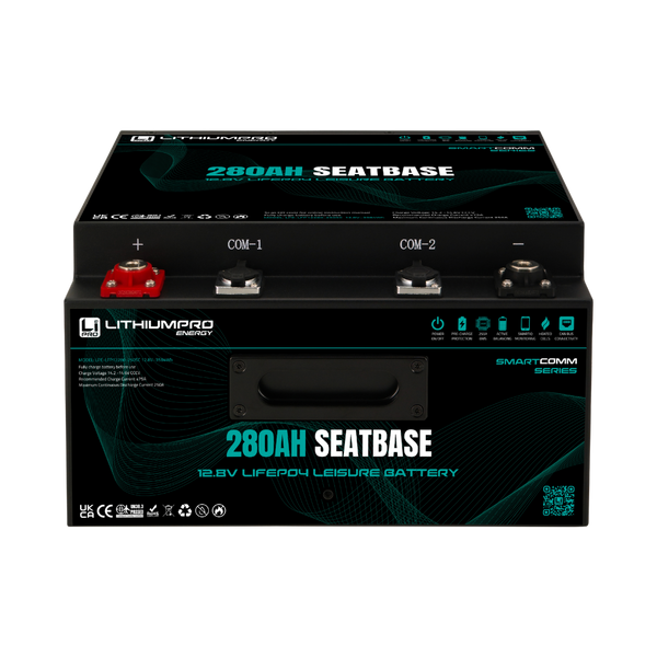 LithiumPro SMARTCOMM 12v 280ah Seatbase lithium battery