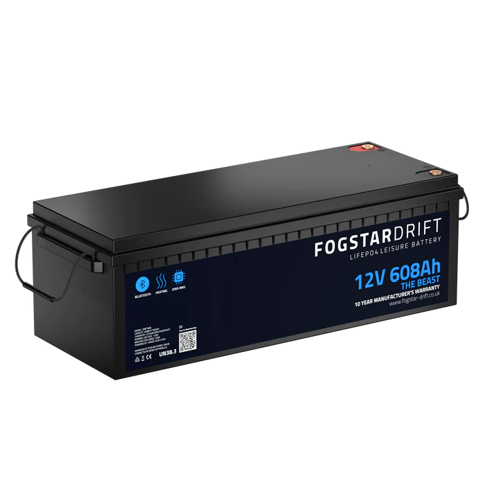 Lithium Leisure Battery - Fogstar Drift 12v 608Ah