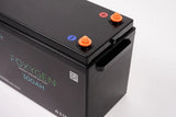 Foxygen battery with 300AH capacity on a white background