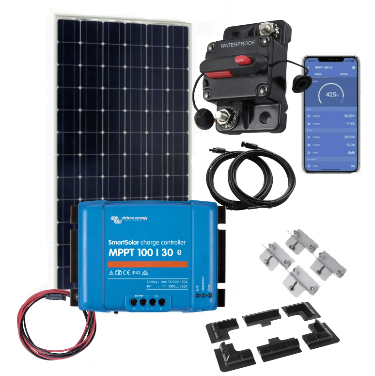 Solar Panel Off Grid Van Conversion 330w Premium Large Solar Panel