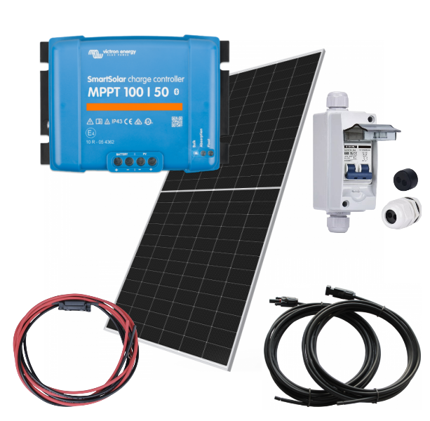 450w Off-grid Solar Kit with all black Panel & Victron MPPT