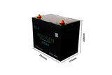 FOXYGEN - 105Ah Lithium Battery with Bluetooth & Heating