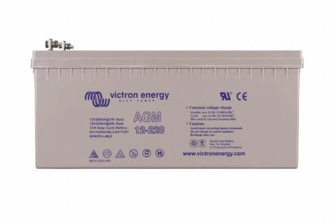 VICTRON ENERGY 12V 220AH AGM DEEP CYCLE BATTERY - BAT412201085 (M8)