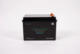 Foxygen battery with 300AH capacity on a white background
