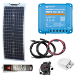 50w Flexible Reinforced Solar Panel Complete Kit with Victron Energy SmartSolar MPPT 75/10