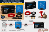 Campevan/Motorhome Lithium Upgrade Kit - Fogstar 460ah Victron Orion XS 50A DC-DC Charger
