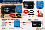 Campevan/Motorhome Lithium Upgrade Kit - Fogstar 628ah Victron Orion XS 50A DC-DC Charger