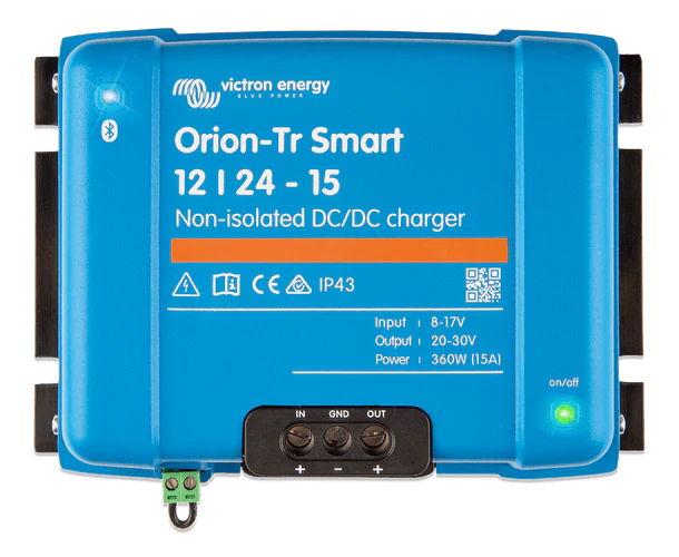 Victron Energy Orion-Tr Smart 12/24V 15A (360W) Non-isolated DC-DC Charger – ORI122436140