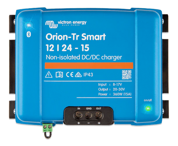 Victron Energy Orion-Tr Smart 12/24V 15A (360W) Non-isolated DC-DC Charger – ORI122436140