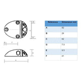 SE7 Waterproof Twin Entry Side Entry Cable Gland