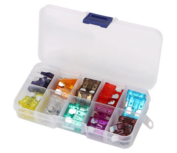 Assorted Blade Fuses (50 Pieces)