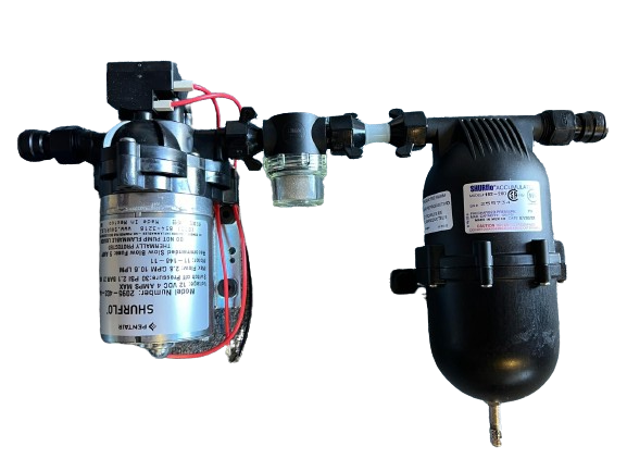 Shurflo TrailKing 30psi Water Pump & Accumulator Bundle