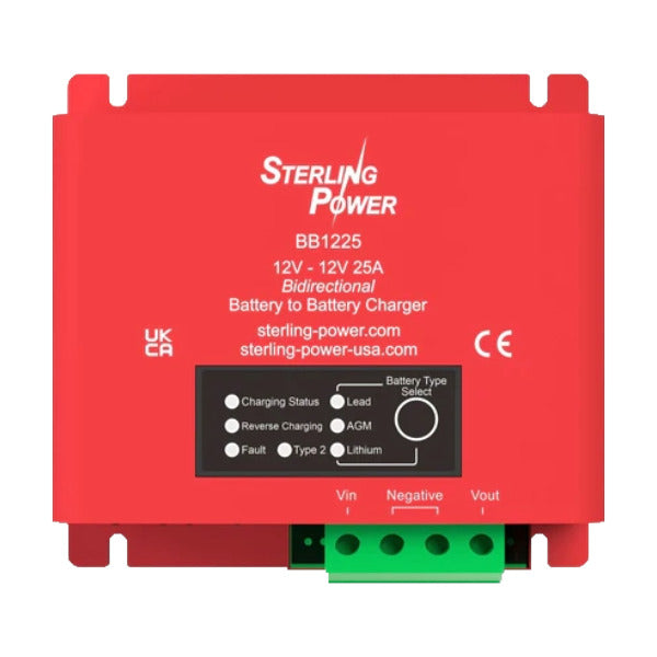 2023 Sterling Power – BB1225 – Bidirectional 12V 25A DC-DC Charger