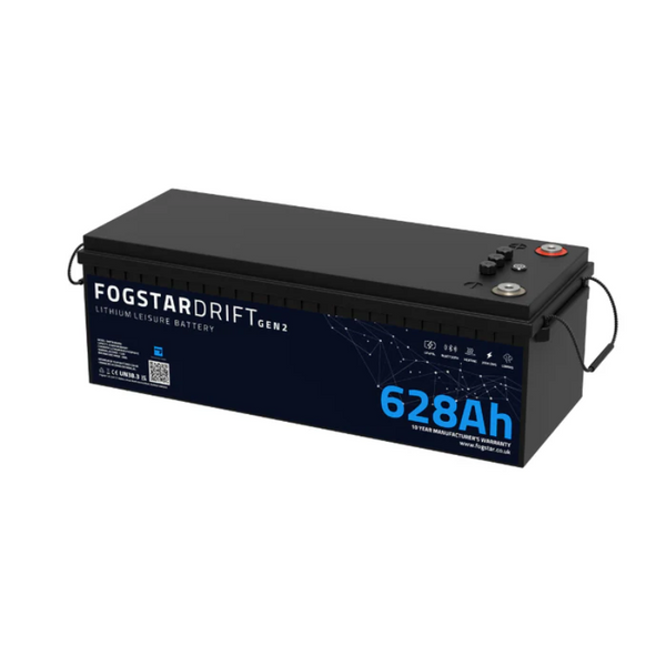 Lithium Leisure Battery - Fogstar Drift 12v 628Ah GEN2