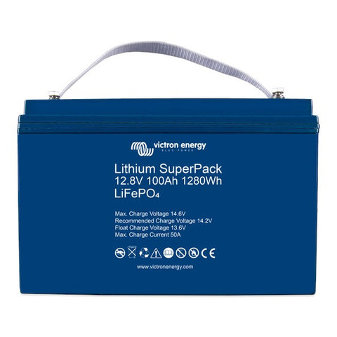 Victron Energy Lithium SuperPack 12,8V 100Ah (M8) High Current – BAT512110710