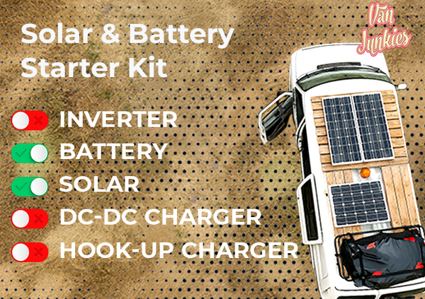 KIT1002 - 100w Rigid Solar - Victron MPPT - 105ah Fogstar Lithium