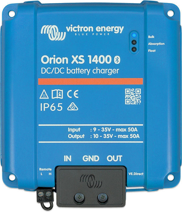 Victron Orion XS 1400 DC-DC battery charger ORI242417040 - Suitable for 12V-12V, 12V-24V, 24V-12V and 24V-24V DC charging, up to 1400W