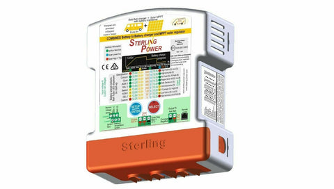 Sterling BBS1230 'Pro Batt Ultra' Battery-To-Battery Charger 12V/12V 30A with combined 350w MPPT Solar Controller