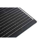 100W Semi-Flexi Solar Panel Black Rear Exit