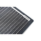 200W Black Semi-Flexible Solar Panel - Round Rear Junction Box -5M Cable - Durable Etfe Coating