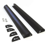 Black Low Profile Aero Mount Kit 2PCS Aluminium 68cm wide