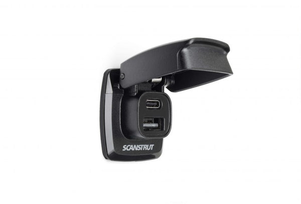 Scanstrut SC-USB-F1 Flip Pro Charger for USB-A and USB-C (12V / 24V)
