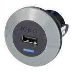 Alfatronix IP65 Powerverter Single USB Outlet - Front Fit - 2.1A