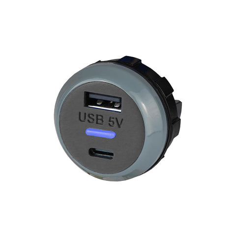 Alfatronix PVPro-AC USB A & C Charger - Rear Fit