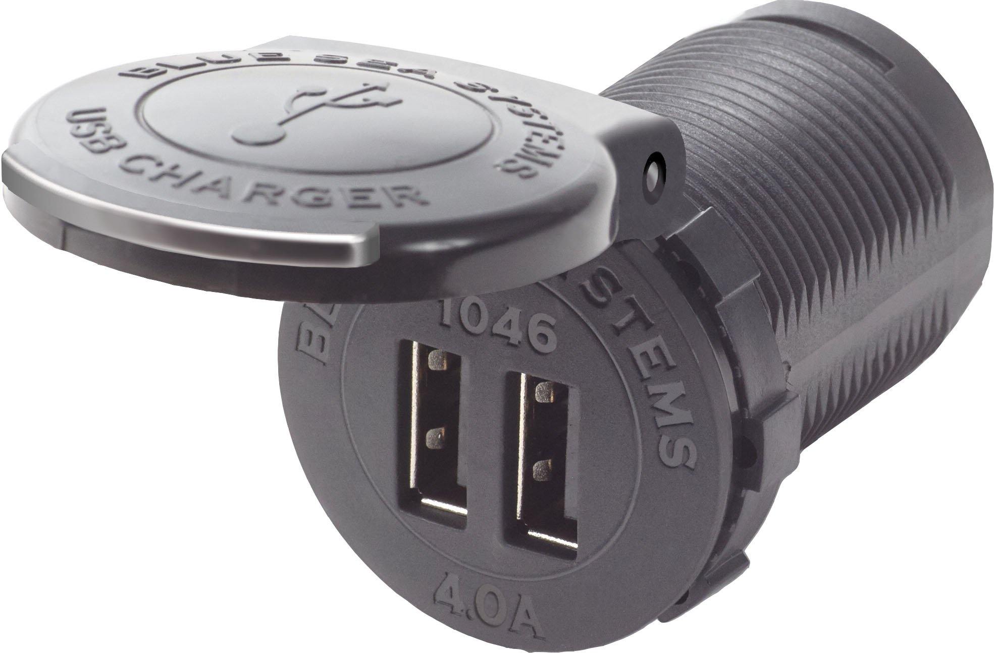 Blue Sea  1046 48VDC Dual USB Charger 4A Socket