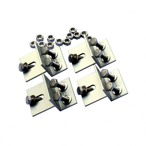 Set Of 4 Heavy Duty Solar Panel Brackets For Roof Or Surface Mounting