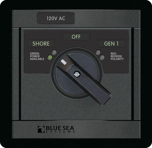 Blue Sea  1483 Panel 360 120VAC Rotary65A OFF+2 (replaces 1483B-BSS)