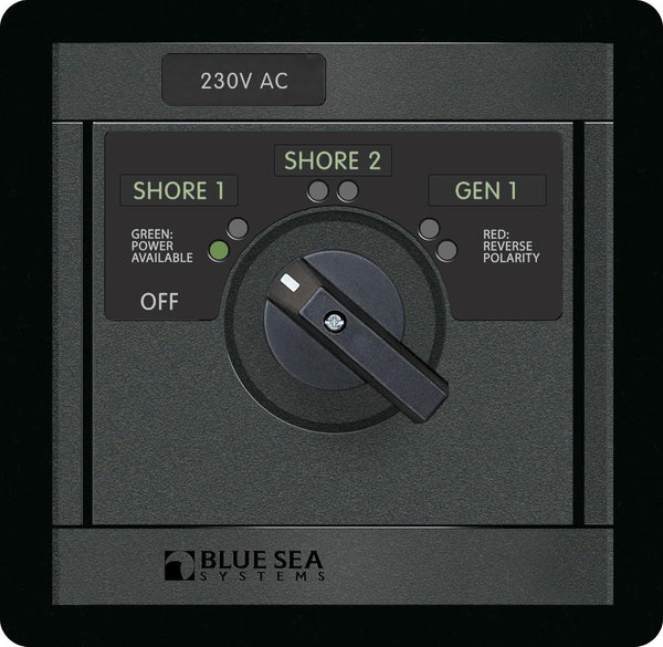 Blue Sea  1485 Panel 360 230VAC Rotary30A OFF+3 (replaces 1485B-BSS)