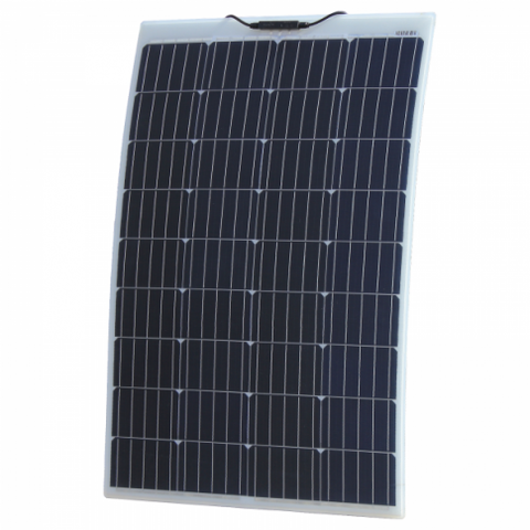 120W Reinforced Semi-Flexible Solar Panel With A Durable Etfe Coating (German Solar Cells)